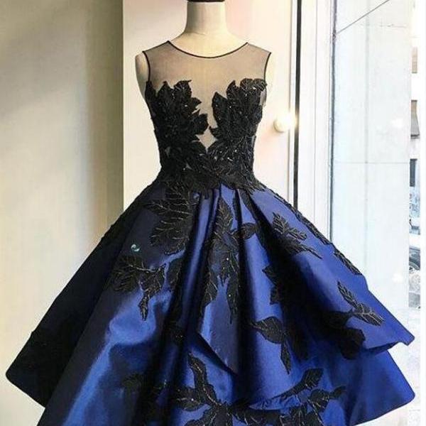 Blue Gothic Prom Dresses Fashion Dresses